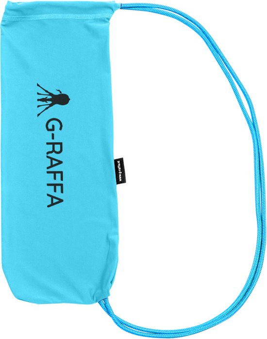 G-RAFFA Strandtent/Schaduwdoek - Opvouwbaar en Lichtgewicht - UPF 50+ - Kleur: Ocean Blue van G-RAFFA — afbeelding 3