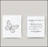 Tijdelijke tattoo vliegende vlinder | Neptattoo volwassenen | Blijft tot 15 dagen zitten | tattforaweek