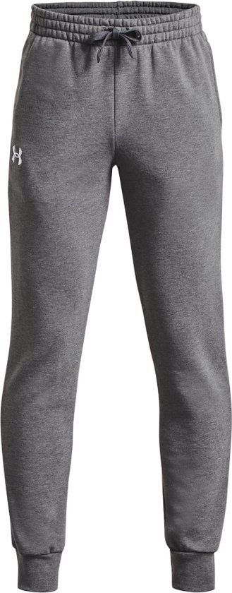 Under Armour UA Rival Fleece Joggers Jongens Broek Grijs Maat 140 bol