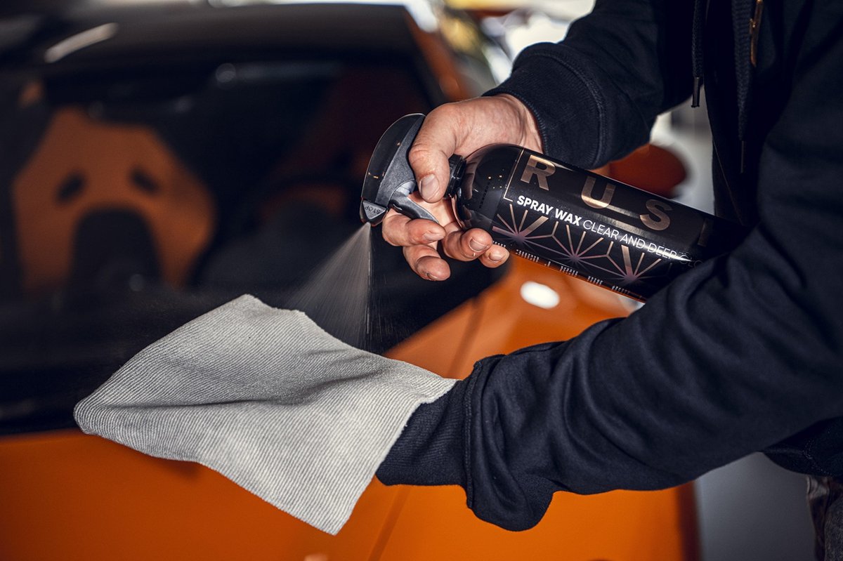 RUSH Spray Wax - autowax - 750 ml - Zorgt voor diepe en egale glans - Voor lak, kunststof, metaal, chroom en glas - Geeft een beschermende laag - Voor iedere Auto - auto schoonmaken – foto 6