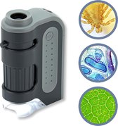 Microscope - Science - Microscope numérique - Incl. Caméra - Compatible avec Smartphone - Électrique