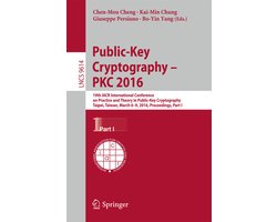 Public-Key Cryptography -- PKC 2016