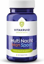 Vitakruid Man Sport Multi Nacht 30 tabletten