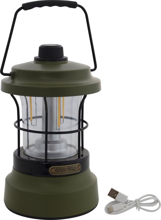 Eurotrail Retro Tafellamp - Olijf — afbeelding 5