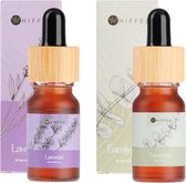 Whiffed® Duo Olie Pakket - 100% pure olie - Etherische Olie - Lavendelolie - Eucalyptusolie - 10 ml
