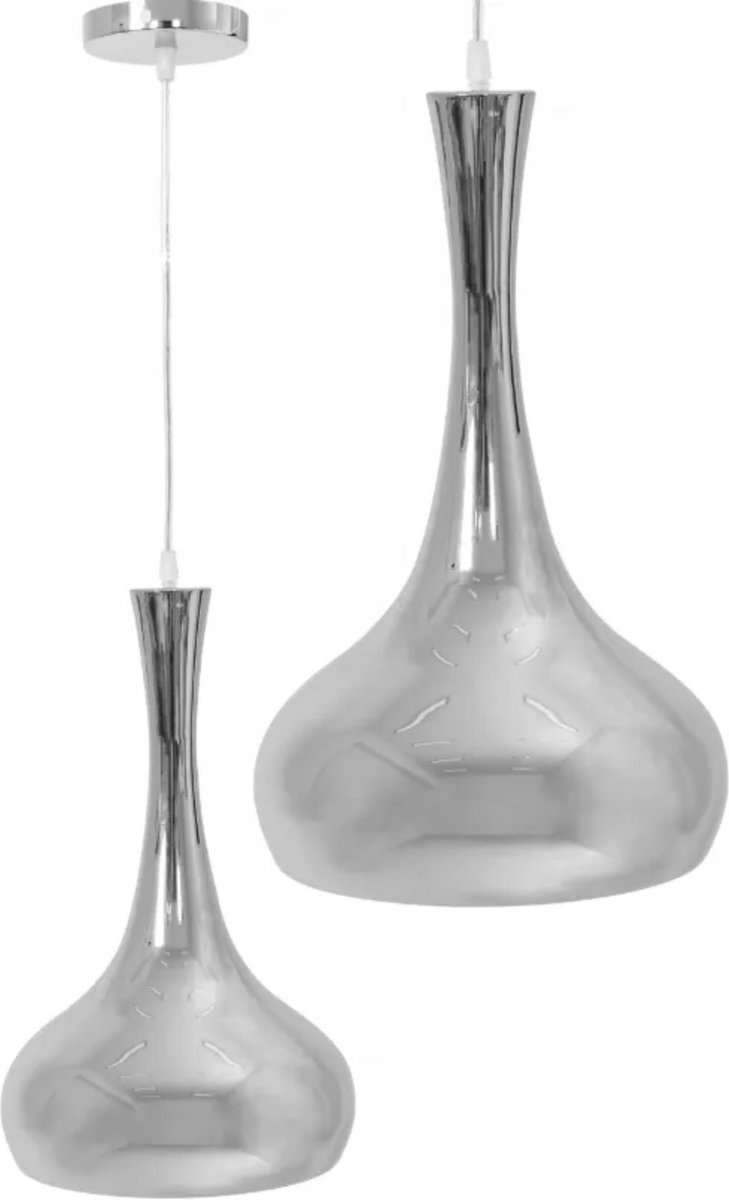 TooLight Hanglamp APP281-1CP - E27 - 18 x 30.5 cm - Chroom
