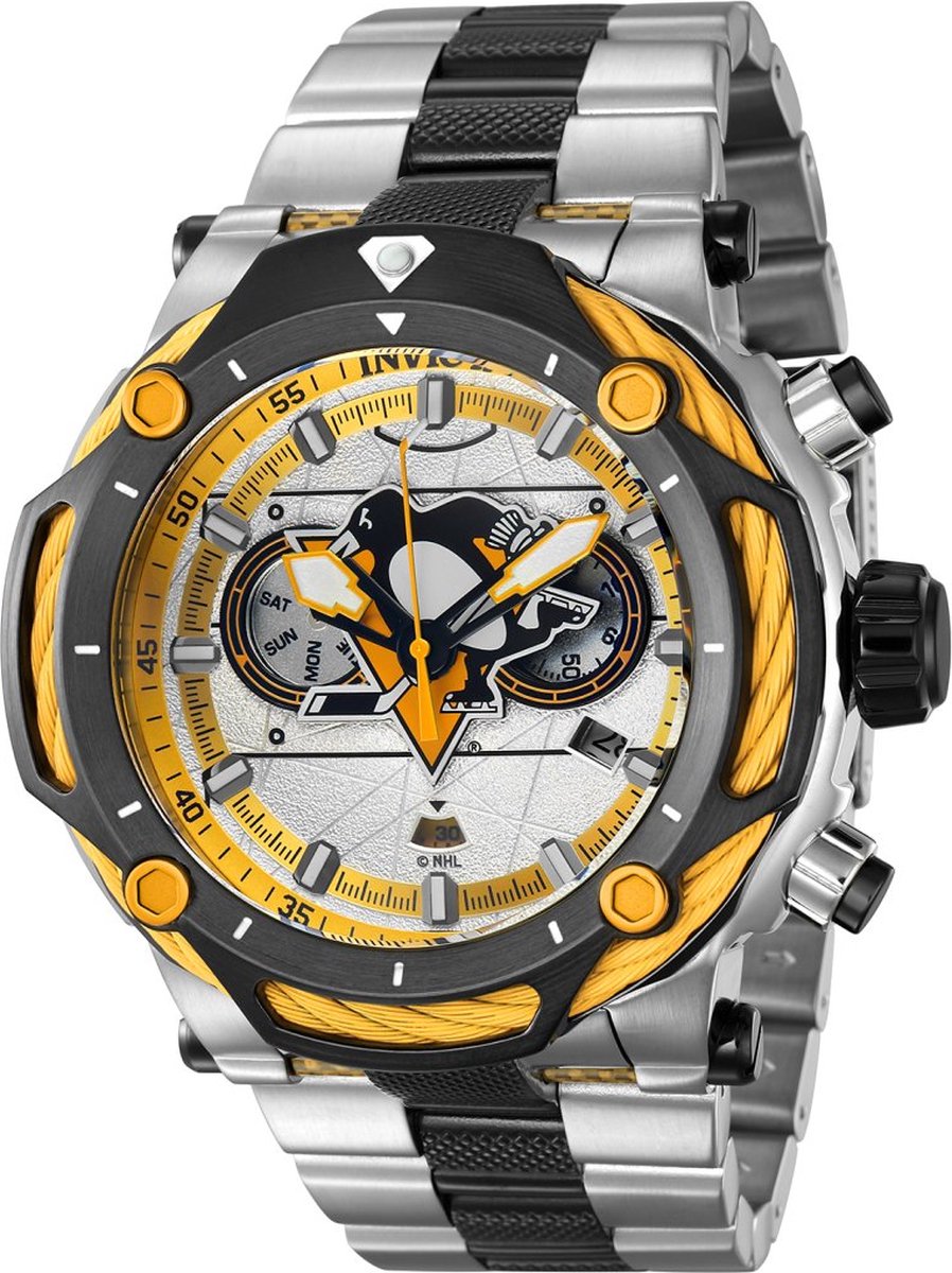 Invicta NHL - Pittsburgh Penguins 42116 Quartz Herenhorloge - 60mm