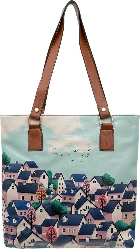 DOGO Multi Pocket Bag 'In The Puzzle' – Bunte Umhängetasche Mit Mehreren Fächern, Nachhaltig