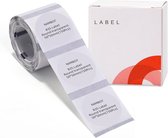 Niimbot - Etiquettes/ Étiquettes - 50x50mm - 150 feuilles - Transparent