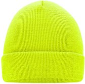 Bonnet Myrtle Beach 'Knitted Cap' Jaune Vif