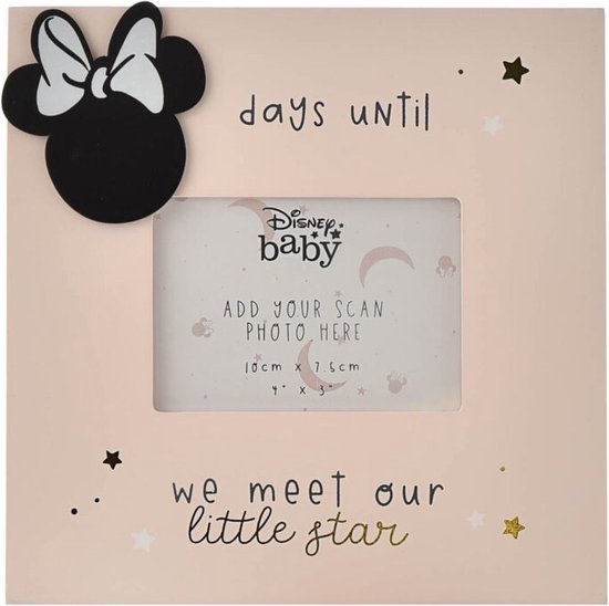 Disney Echo Fotolijst Minnie '.. Days Untill We Meet Our Little Star'