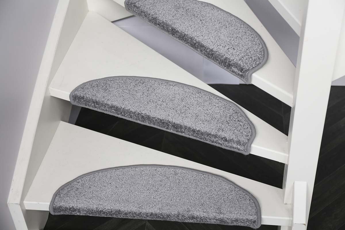 Trapmatten Twist- 15 stuks-65x20x4 cm-Grijs