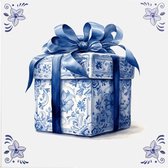 Delfts blauw tegeltje cadeautje design