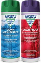 Nikwax Twin Down Wash Direct Wasmiddel 300ml & Down Proof Impregneermiddel 300ml- 2-Pack