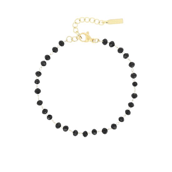 Bracelet with black stones