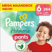 Pampers - Pantalon Harmonie - Taille 6 - Mega Boîte Mensuelle - 264 pièces - 15+ KG