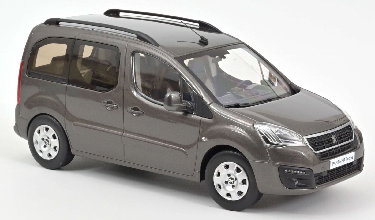 Peugeot Partner 2016 Moka Brown Norev 1:18