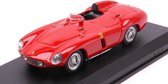 De 1:43 Diecast Modelauto van de Ferrari 750 Monza Spider Prova uit 1955 in rood. De fabrikant van het schaalmodel is Art Model. Dit model is alleen online verkrijgbaar.