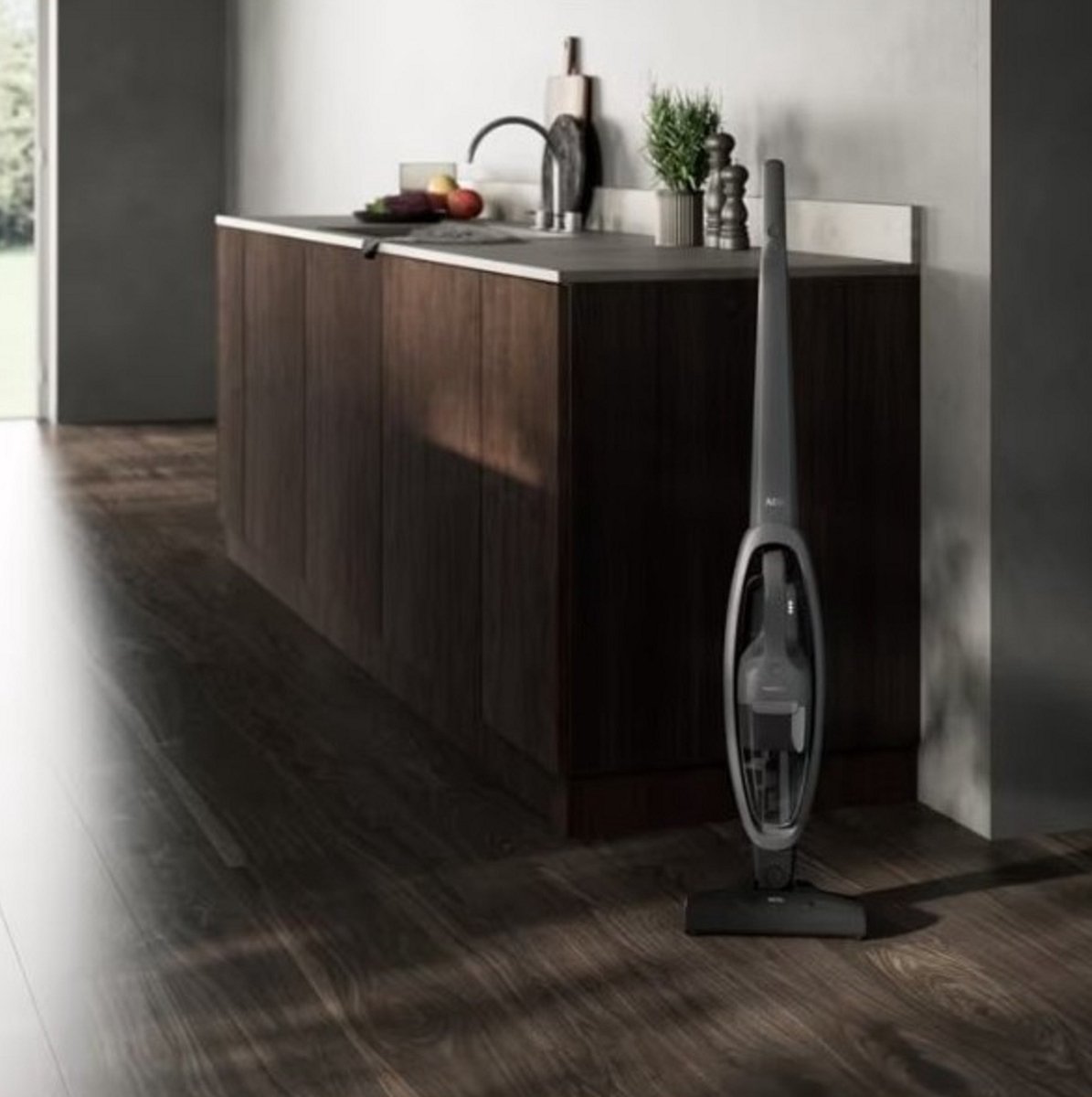 AEG Draadloze Steelstofzuiger Cyclonisch Zwart-Grijs - afbeelding 2