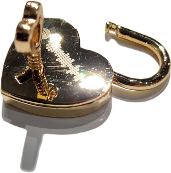 Porte-clés Spotify Lock personnalisé | Or | Métal/acier inoxydable | Design de coeur d'amour | Cadeau musical Perfect pour les couples et les vacances !