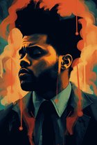 The Weeknd Poster | Muziekposter | The Weekend | Pop Poster | 51x71cm | Wanddecoratie | Muurposter | BY | Geschikt om in te lijsten