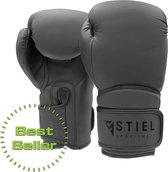 Gants de boxe Stiel Métal DX - PU - Noir mat - 18 oz
