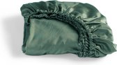 Cinderella - Sundays - Hoeslaken - Tot 25 cm matrashoogte - Satijn - 90x220 cm - Groen