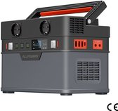 QProducts Stroomgenerator - Powerstation Draagbaar - Stroomgenerator 700W - Noodstroom Generator - Zwart