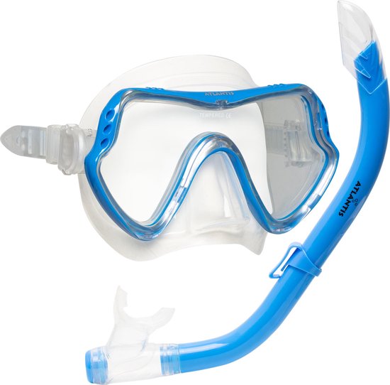 Foto: Atlantis samana pro combo snorkelset volwassenen blauw