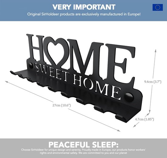 CALIYO Sleutelrek met plank en 6 haken, sleutelkast, organizer, sleutelhouder, zelfklevend als sleutelbord, sleutelhouder, organizer/haaklijst met plank, hangend keukenbestek
