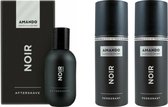 Amando Noir - Pakket - After Shave 50 ml & 2 Deo Spray 150 ml