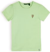 Meisjes t-shirt basic - Kono - Spring groen