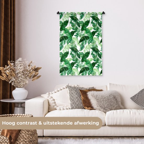 Tapisserie - Tapisserie - Feuilles - Vert - Motif - 60x90 cm - Tapisserie