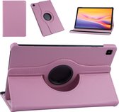 Phreeze Draaibare Tablethoes - Geschikt voor Samsung Tab S6 Lite Hoesje - 10.4 Inch - 360 Graden Draaibare Hoes Cover - Draaibare Standaard - Licht Roze