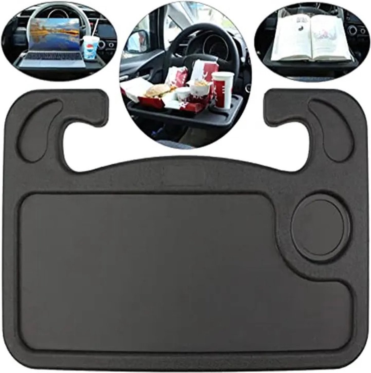 Laptop tafel aan stuurwiel - Auto Accessoires - Drive-Through eettafel - Lap tray - Reistafel - Tablet Houder Auto - Auto Accessoires - LOUZIR