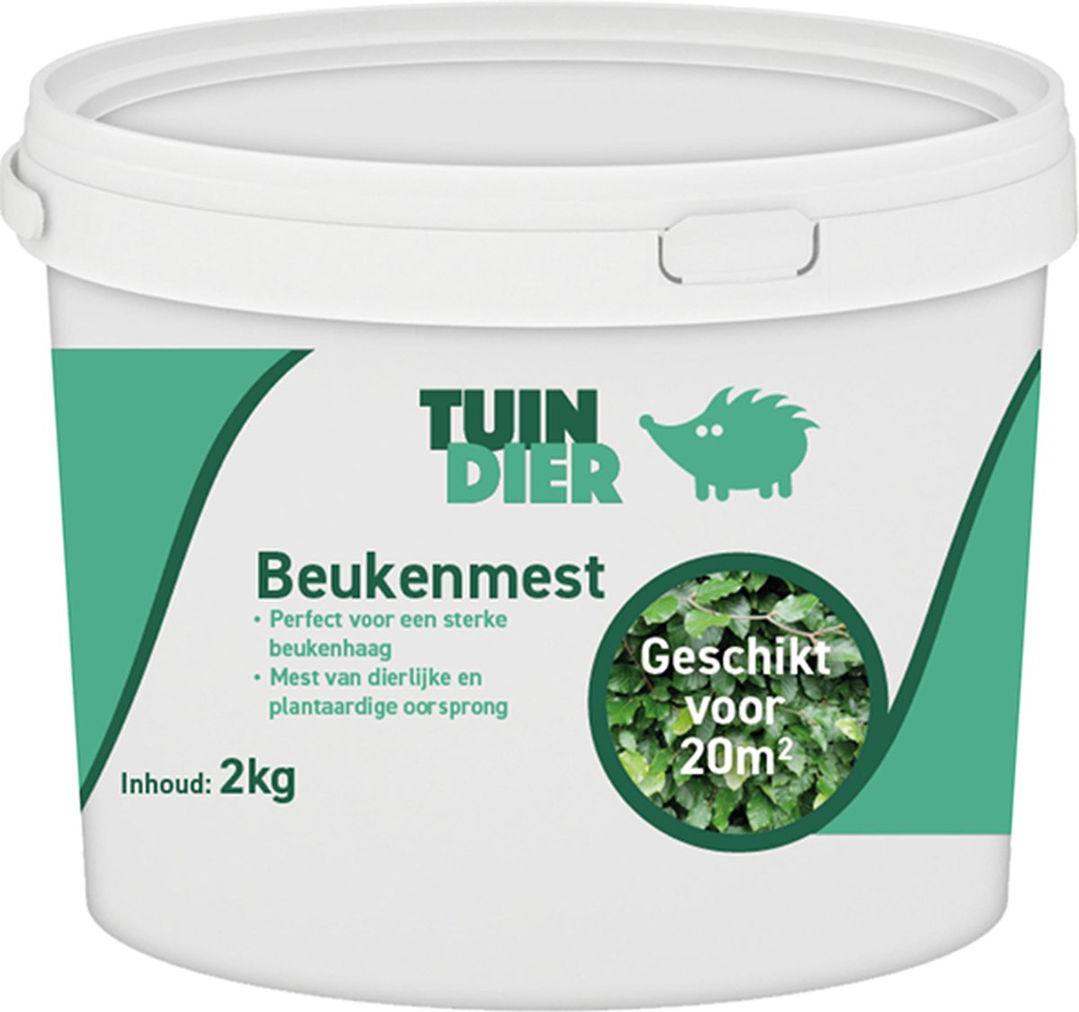Beuken mest | TUIN-DIER® | Beukenmest | Beuken voeding | Beukenvoeding | In handige bewaaremmer | 2.000 gram | 2 kilogram