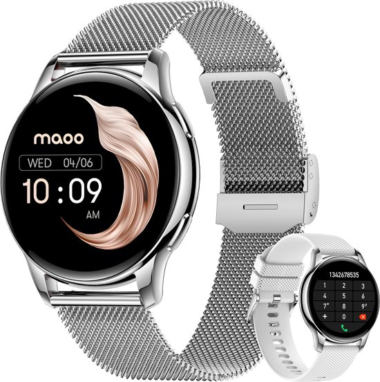 Maoo Ventura - Premium AMOLED Smartwatch Dames