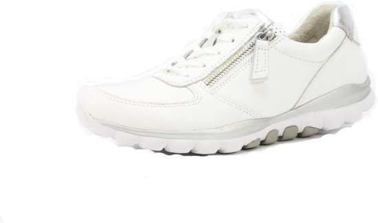 Gabor rollingsoft sensitive 46.968.51 - dames rollende wandelsneaker - wit - maat 37 (EU) 4 (UK)