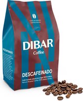 Dibarcafe decaf arabica koffie bonen (500 gram)
