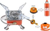 tent kachel / Draagbare Lichtgewicht - camping gas stove Portable collapsible, ‎16 x 16 x 10 cm;