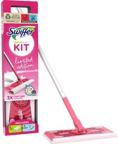 Bol.com Swiffer Vloerwisser - Barbie Roze Limited Edition - Dry + Wet - Starter Set aanbieding