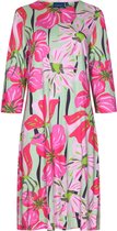 Pastunette dames nachthemd driekwart mouw - Summer Flower - 38 - Roze