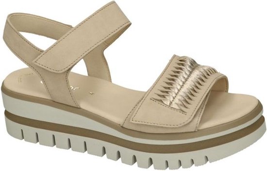 Gabor -Dames - beige - sandalen - maat 37