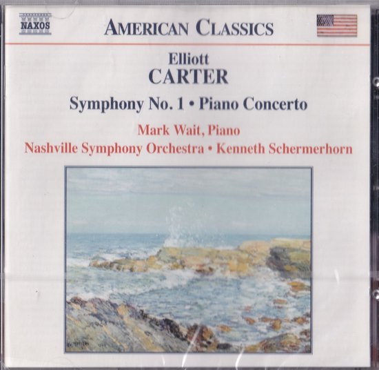 Symphony no. 1, Piano Concerto - Elliott Carter - Mark Wait (piano), Nashville Symphony Orchestra o.l.v. Kenneth Schermerhorn