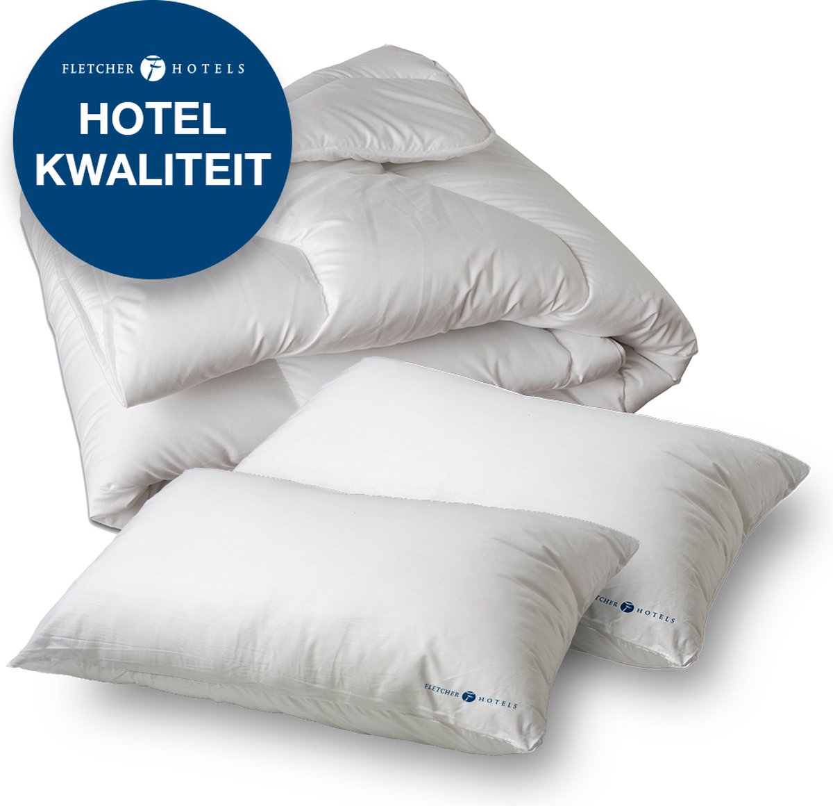 Fletcher Hotels - Dekbedset - 200 x 200 - Hotelkwaliteit - Anti-allergisch - All-season - Makkelijk Wasbaar