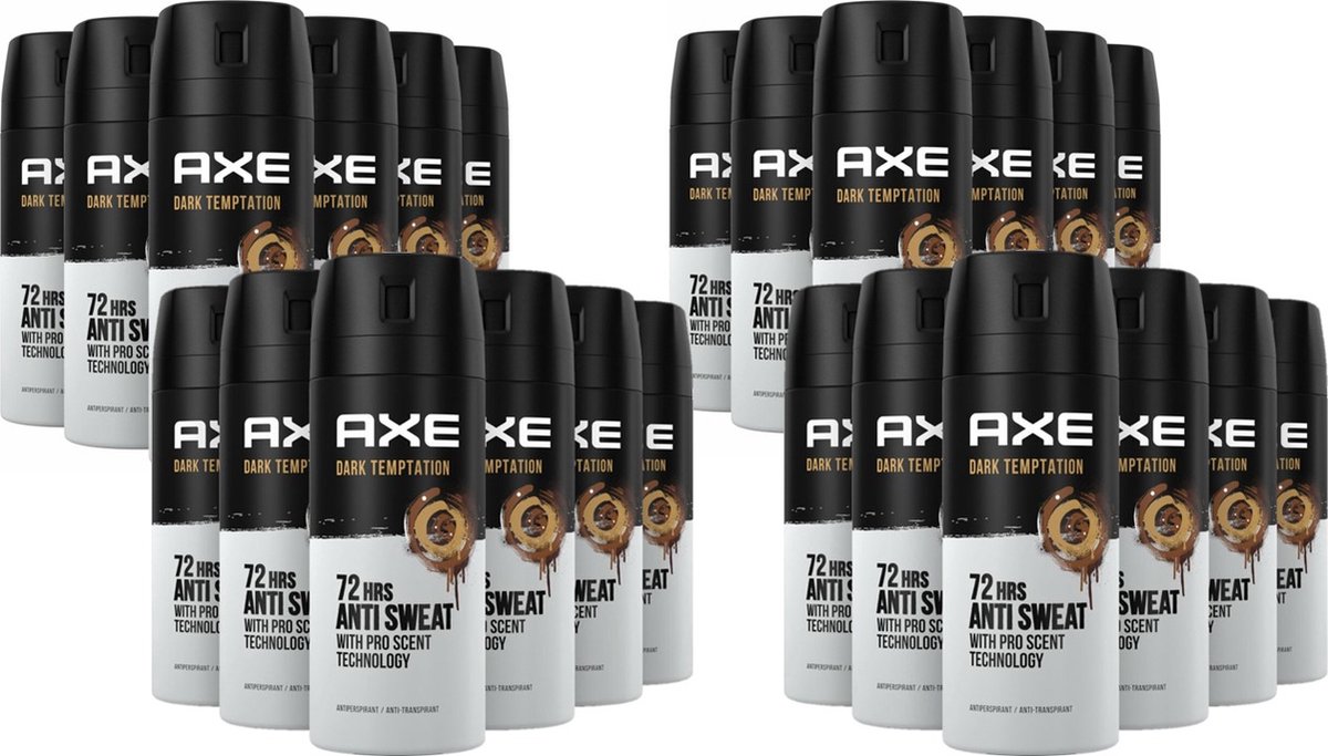 Goedkoopste Axe Deo Spray - Dark Temptation Dry - 24 x 150 ml