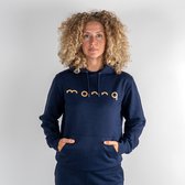 Monnq Classic Hoodie French Navy (Gold)