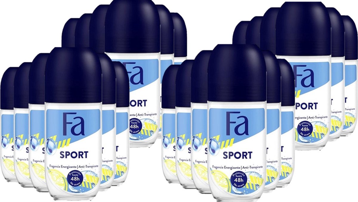 Goedkoopste FA Deo Roller - Sport Unisex - 24 x 50 ml