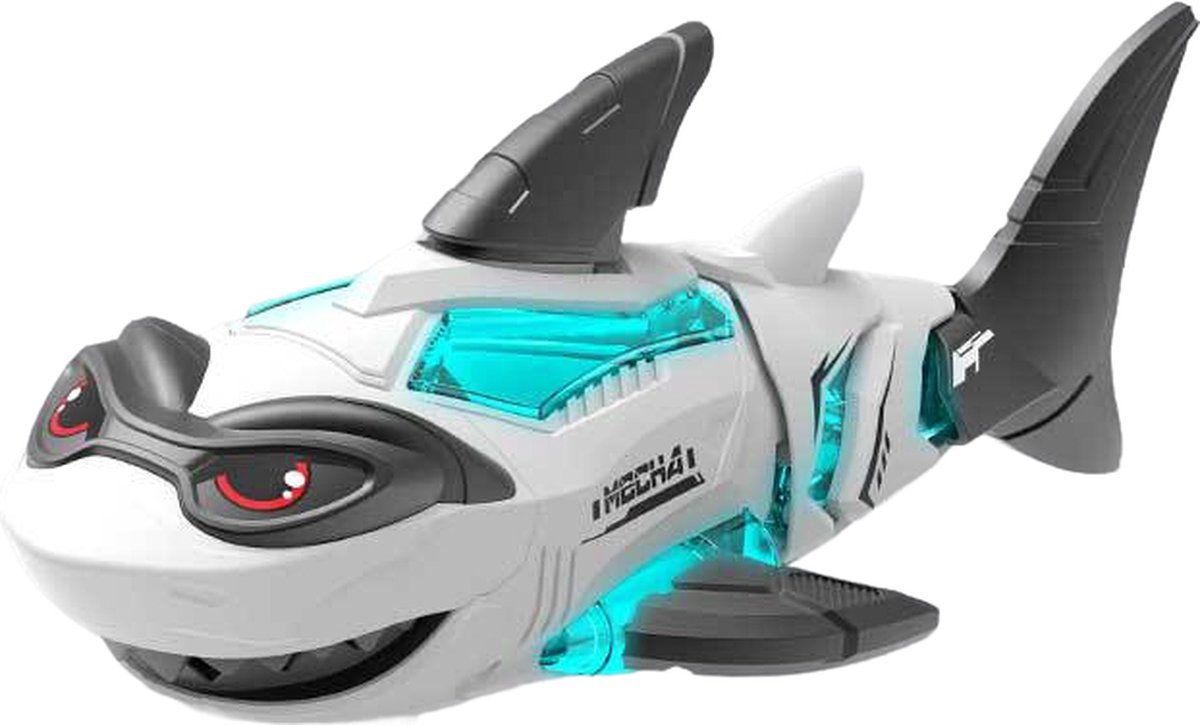 Haai LED Muziek Zeedier Speelgoed - Truck & Cars met 18 Zeedieren Speelgoed voor Kinderen 3
