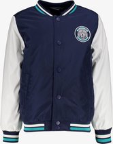 Unsigned jongens baseball jas blauw - Maat 134